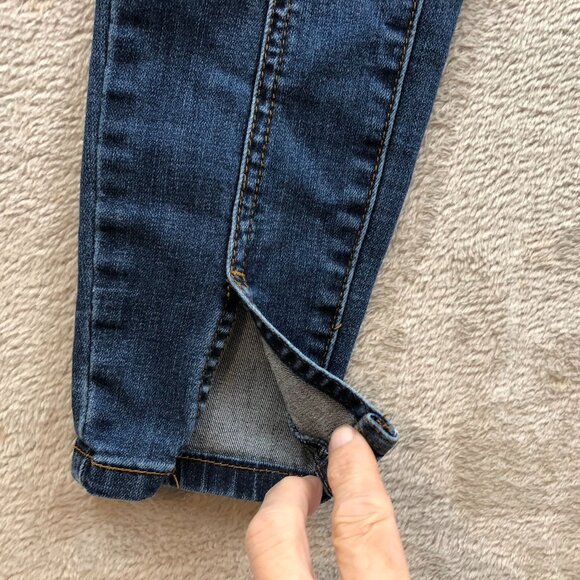 KanCan Women's Jeans Size 3/25 26x25 Measured Mid Rise Skinny Blue Denim - Picture 13 of 16